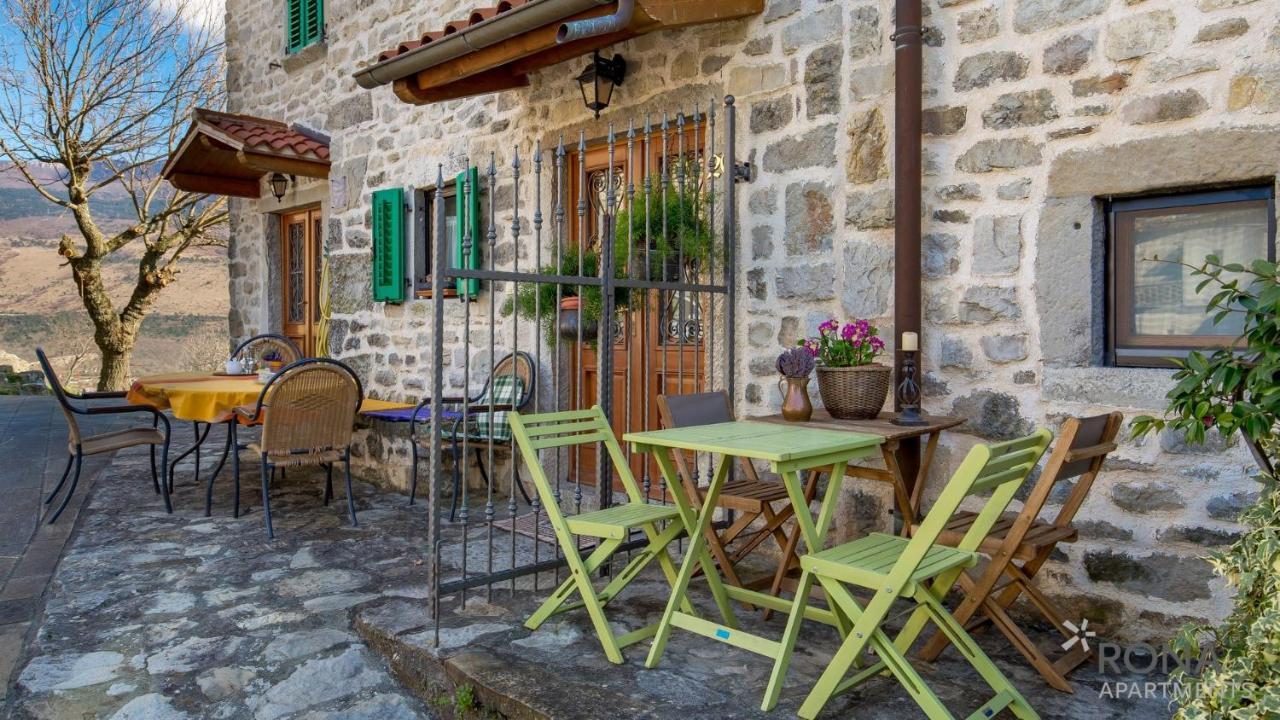 Rona Stone House Apartments Janja Boljun Exterior foto